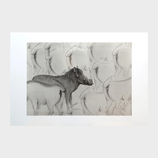 师建民《艺术家》版画 商品图0