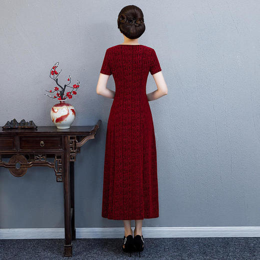 重工绣花，婚宴旗袍礼服WXG-20193 商品图4