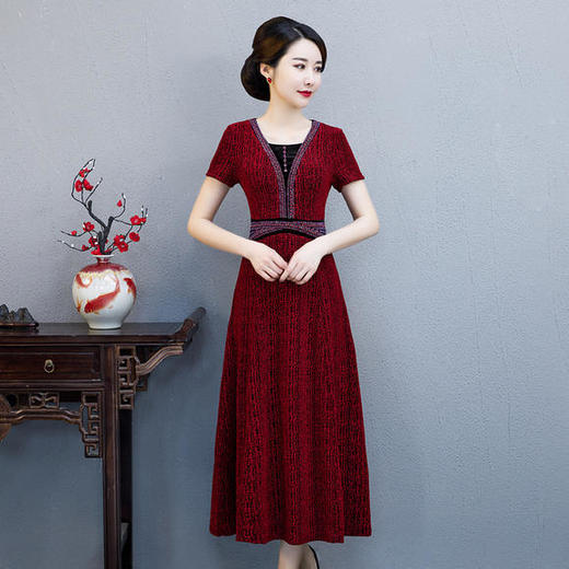 重工绣花，婚宴旗袍礼服WXG-20193 商品图0