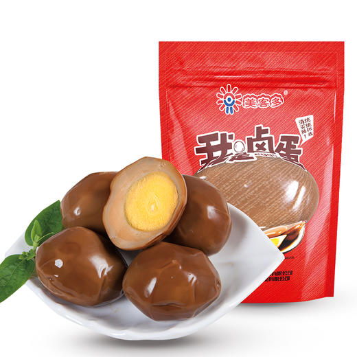 美客多 卤蛋 五香卤蛋 无壳鸡蛋 40g*50颗装 五香卤味鸡蛋 包邮 商品图4