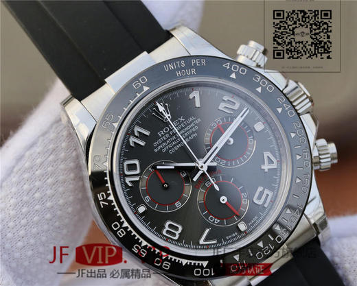JH劳力士迪通拿全新升级版本，劳力士Rolex，chaoji宇宙计时迪通拿升级版本。男士腕表，橡胶表带，自动机械机芯，密底 商品图6