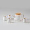 《蕴》 | 亮光白瓷，光泽细腻 | 1茶壶+4茶杯+1茶盘 茶具套装 商品缩略图3