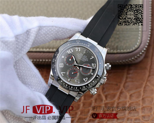 JH劳力士迪通拿全新升级版本，劳力士Rolex，chaoji宇宙计时迪通拿升级版本。男士腕表，橡胶表带，自动机械机芯，密底 商品图5