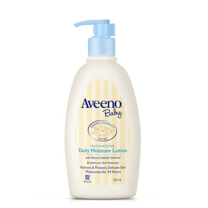 【国行】美国Aveeno艾维诺婴幼儿乳液身体乳压嘴瓶354ml
