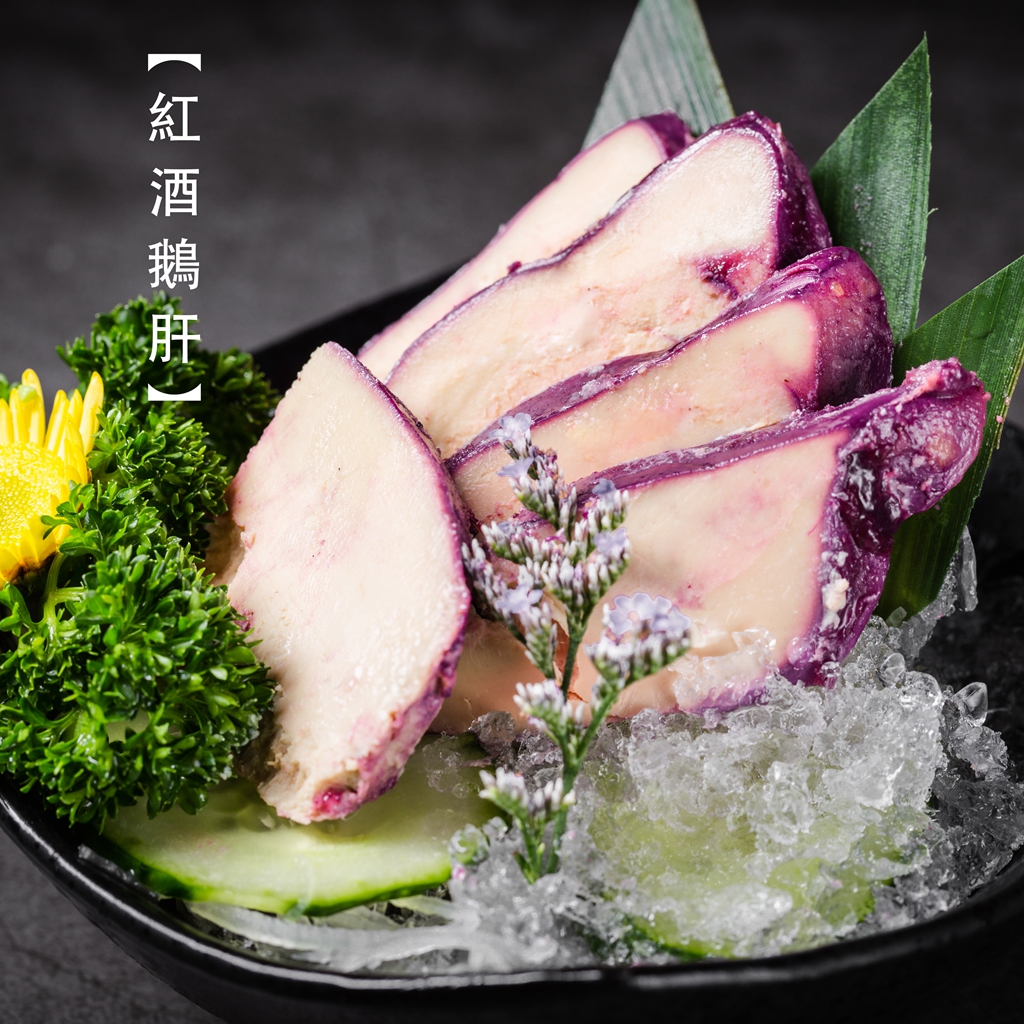 法国红酒鹅肝/片 - 刺身拼盘