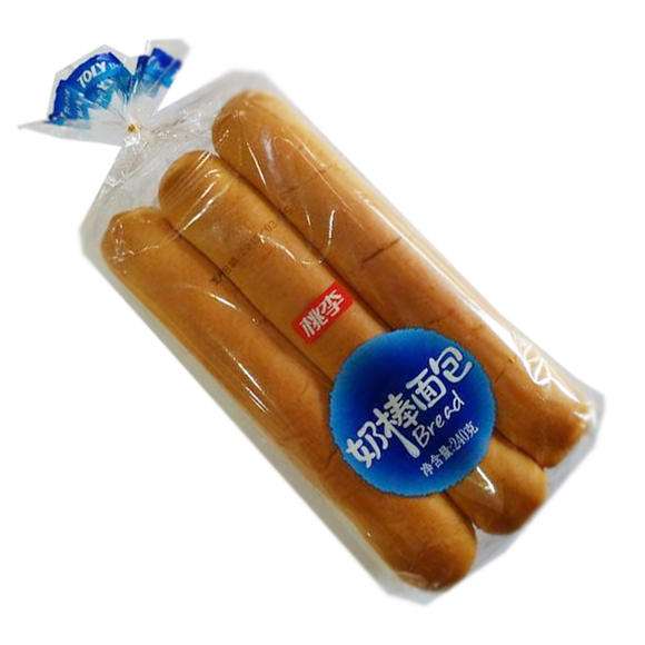 桃李奶棒面包240g