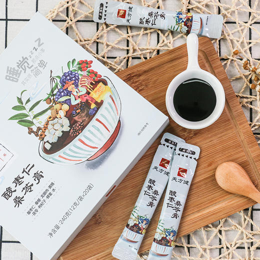 酸枣仁桑苓膏240g(12g/袋*20袋)，传承经典古法，您的晚安好伴侣 商品图3