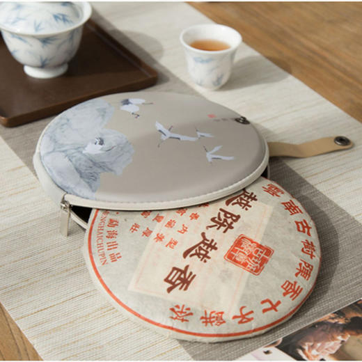 茶人行囊丨饼茶收纳包 便携旅行茶饼包 适宜白茶普洱饼茶 四款可选 商品图0