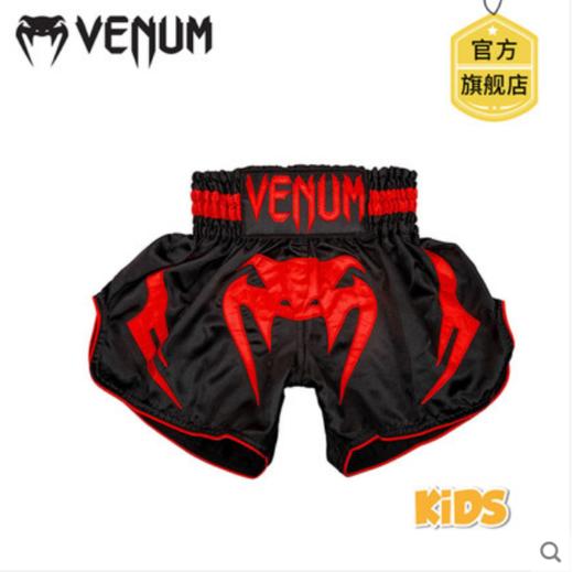 VENUM毒液泰拳短裤 儿童泰拳短裤拳击搏击泰拳散打小孩拳击训练裤 商品图1