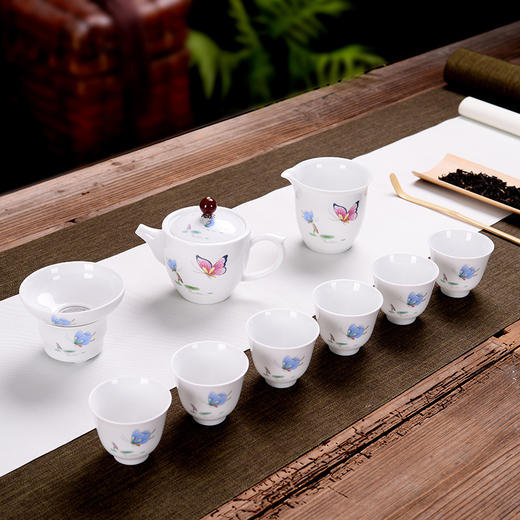 功夫茶具 陶瓷茶具 主人杯 公道杯 品茗杯 西施壶 礼品套装 商品图0