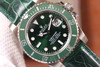 N劳力士V8和V8S版绿水鬼鳄鱼皮潜航者系列116610LV绿鬼，V8S表壳身和表带都采用了和专柜一致的904L钢材 商品缩略图1