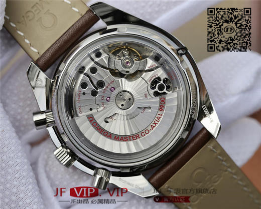 欧米茄赛车计时码表【SPEEDMASTER】采用7750改欧米茄9900计时机芯。男士腕表，皮表带，自动机械机芯，透底。 商品图7