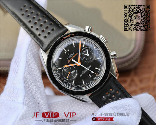 欧米茄赛车计时码表【SPEEDMASTER】采用7750改欧米茄9900计时机芯。男士腕表，皮表带，自动机械机芯，透底。 商品图2