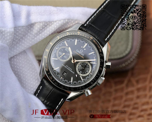 欧米茄赛车计时码表【SPEEDMASTER】采用7750改欧米茄9900计时机芯。男士腕表，皮表带，自动机械机芯，透底。 商品图3