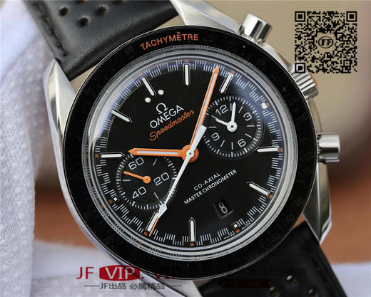 欧米茄赛车计时码表【SPEEDMASTER】采用7750改欧米茄9900计时机芯。男士腕表，皮表带，自动机械机芯，透底。 商品图4