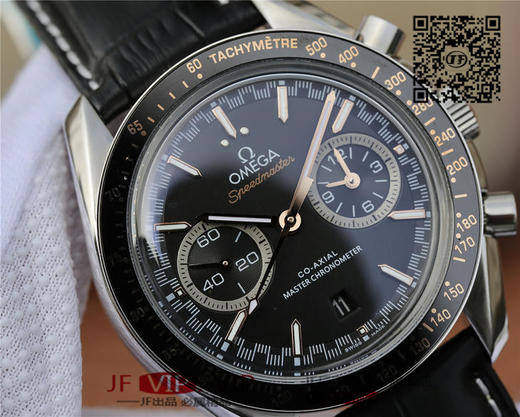 欧米茄赛车计时码表【SPEEDMASTER】采用7750改欧米茄9900计时机芯。男士腕表，皮表带，自动机械机芯，透底。 商品图4