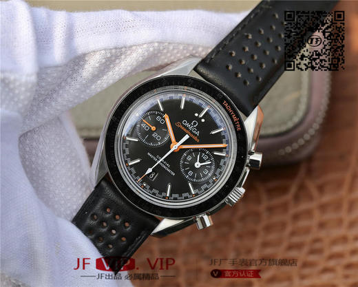 欧米茄赛车计时码表【SPEEDMASTER】采用7750改欧米茄9900计时机芯。男士腕表，皮表带，自动机械机芯，透底。 商品图3