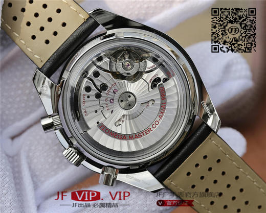 欧米茄赛车计时码表【SPEEDMASTER】采用7750改欧米茄9900计时机芯。男士腕表，皮表带，自动机械机芯，透底。 商品图7