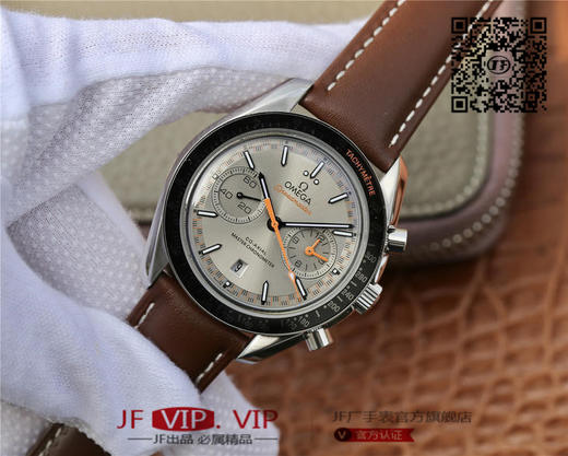 欧米茄赛车计时码表【SPEEDMASTER】采用7750改欧米茄9900计时机芯。男士腕表，皮表带，自动机械机芯，透底。 商品图3