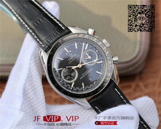 欧米茄赛车计时码表【SPEEDMASTER】采用7750改欧米茄9900计时机芯。男士腕表，皮表带，自动机械机芯，透底。 商品图2