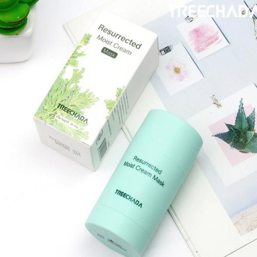 【泰国】treechada复活草滋润修复面膜30g补水保湿修护滚珠涂抹式面膜 商品图2