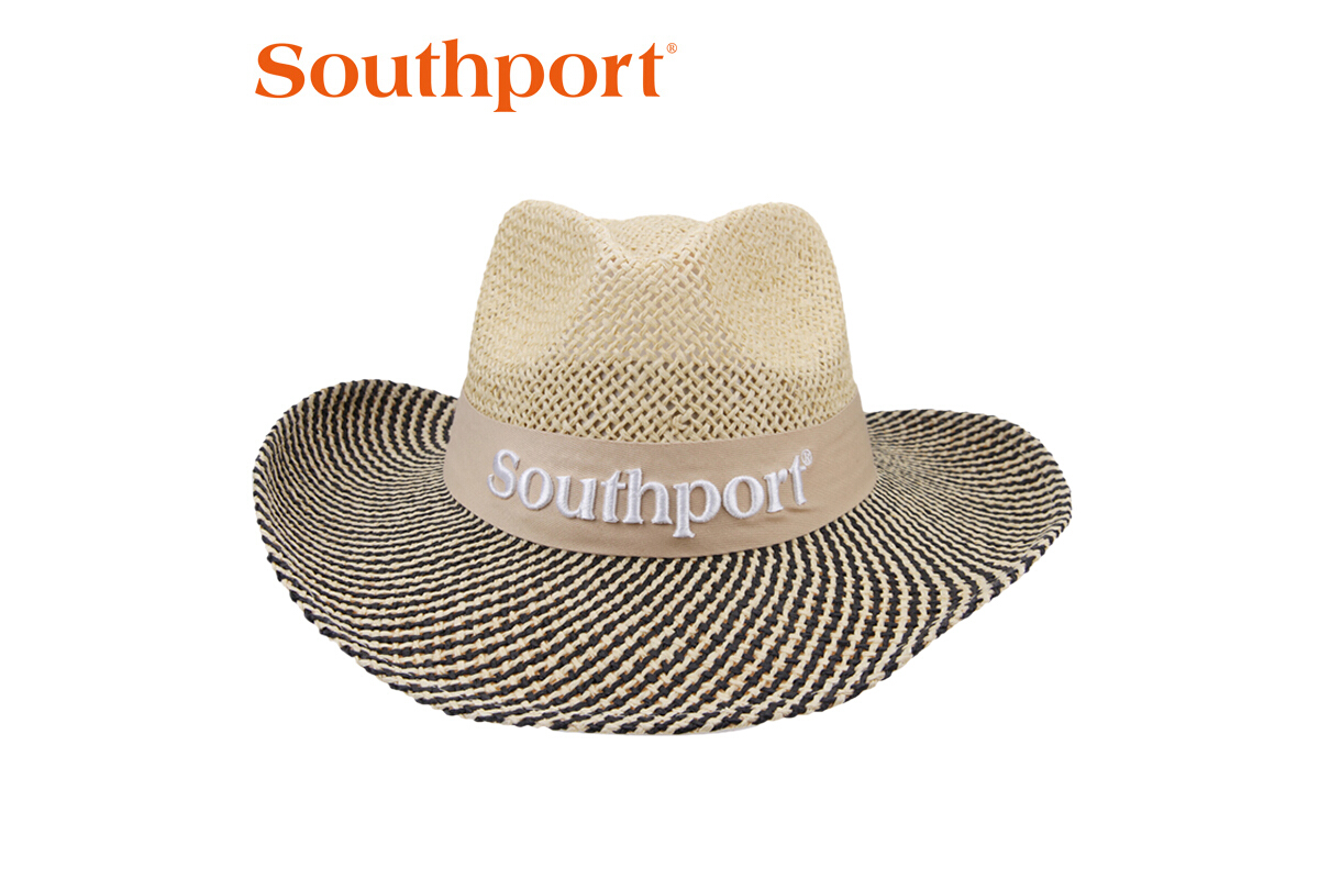Southport秀仕宝高尔夫帽子 宽檐高尔夫草帽 大沿男款高尔夫球帽  草帽随机发