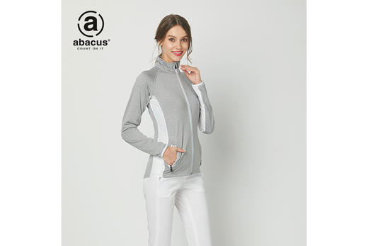 abacus高尔夫春夏季女式风衣外套立领休闲吸湿速干运动上衣 橙红 XS 商品图2