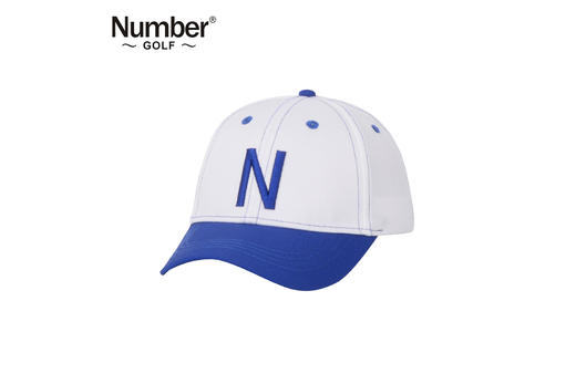 Number高尔夫儿童球帽 运动遮阳帽 儿童帽子可调节休闲儿童帽 白蓝 商品图4