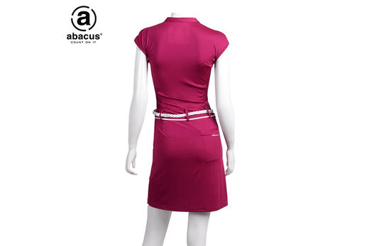 Abacus女士高尔夫裙 2017款正品连衣裙golf长裙运动休闲女装 高尔夫衣服 红色 S 商品图1