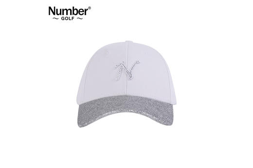 新品Number女士高尔夫球帽 太阳帽 鸭舌帽 防晒高尔夫帽子 女士球帽 运动女帽 白色 商品图1