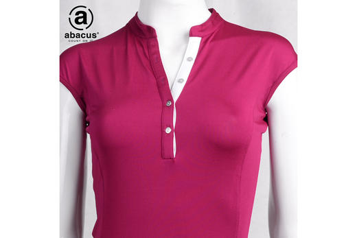 Abacus女士高尔夫裙 2017款正品连衣裙golf长裙运动休闲女装 高尔夫衣服 红色 S 商品图3