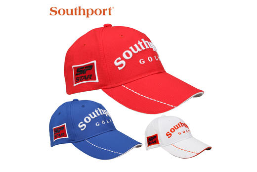 正品Southport秀仕宝高尔夫帽子 男款高尔夫球帽 运动帽 高尔夫帽子男 红色 商品图0