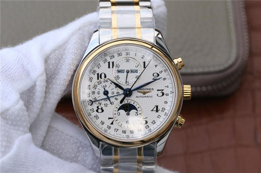 3M浪琴名匠优雅系列42mm大号月相男表，官方型号L2.773.5.78.7（具体型号看颜色搭配），100%原装分解开模生产，全线按正品工序组装 商品图1