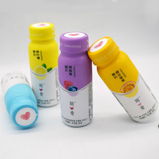 简爱果味裸酸奶180g瓶（4种口味） 保质期21天 商品图1