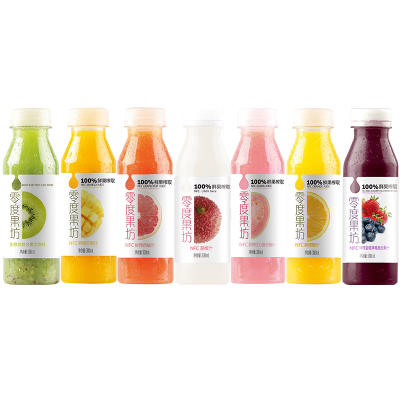 零度果坊鲜榨果汁300ml/瓶*3瓶 商品图4