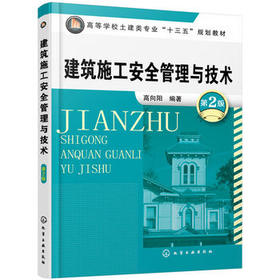 建筑施工安全管理与技术第2版 高向阳