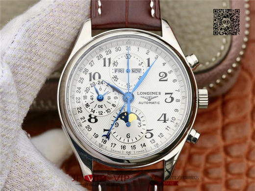 3M浪琴名匠优雅系列42mm大号月相男表，官方型号L2.773.4.78.3（具体型号看颜色搭配），100%原装分解开模生产，全线按正品工序组装质检，42mm直径 商品图1