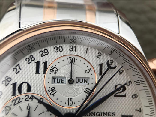 3M浪琴名匠优雅系列42mm大号月相男表，官方型号L2.773.5.78.7（具体型号看颜色搭配），100%原装分解开模生产，全线按正品工序组装 商品图2