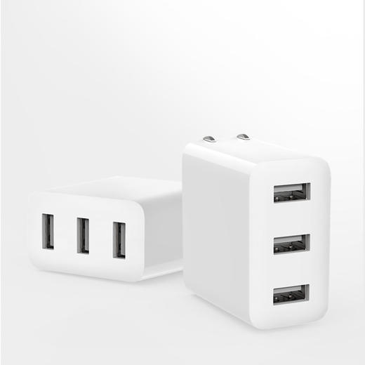青米3口USB电源适配器 商品图0