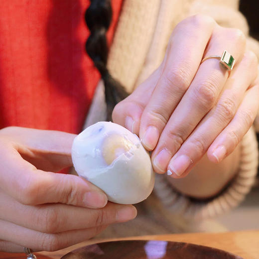 淮南特产焦岗湖礼盒装咸鸭蛋蟹黄红心冒油熟咸鸭蛋红泥腌麻鸭蛋 商品图2