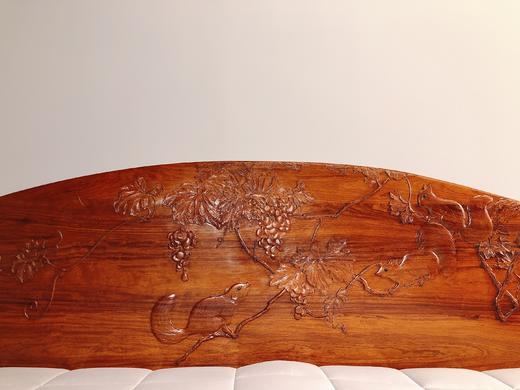 红桥红   家具严选  缅甸花梨(大果紫檀）  【多子多福高低床】 商品图2