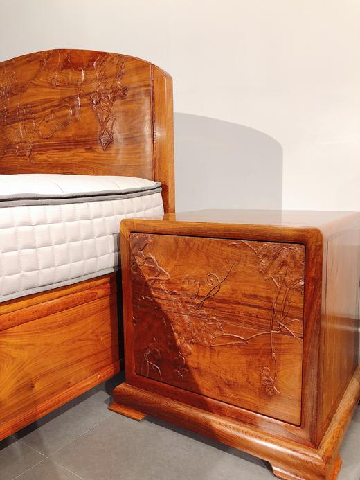 红桥红   家具严选  缅甸花梨(大果紫檀）  【多子多福高低床】 商品图5