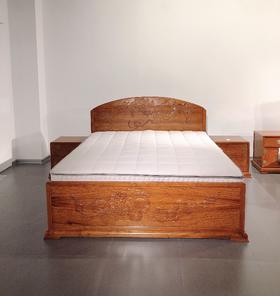 红桥红   家具严选  缅甸花梨(大果紫檀）  【多子多福高低床】