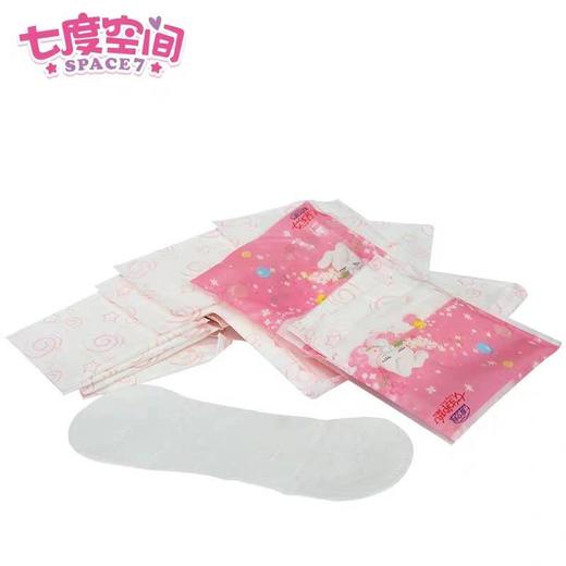 七度空间卫生巾少女纯棉超薄女生护垫18片155mm 商品图3