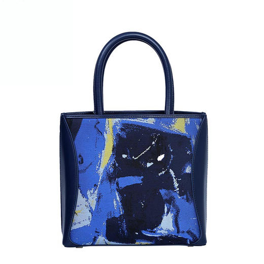 SAINTJOY/上久楷  宋锦女式拎包 无题深蓝  BWS18A1501 商品图0