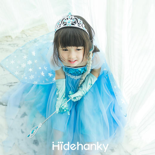 Hidehanky公主裙【夏款冰雪女王】(斗篷可拆卸） 商品图4