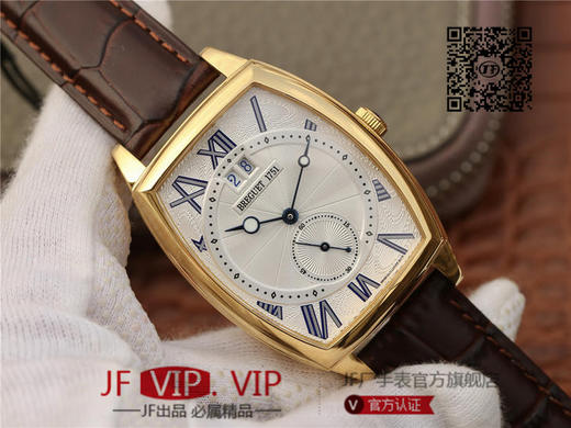 HG宝玑传承系列大日历显示腕表，别致的酒桶形表壳融合复杂功能于一身的5410，表壳外缘饰有钱币纹。 商品图1