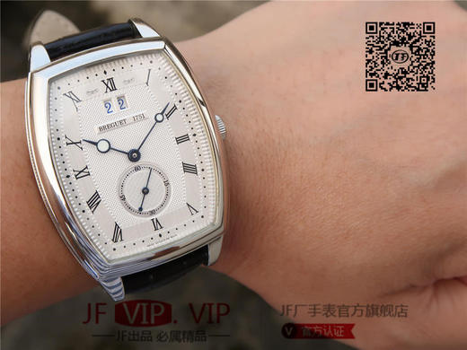 HG宝玑传承系列大日历显示腕表，别致的酒桶形表壳融合复杂功能于一身的5410，表壳外缘饰有钱币纹。 商品图10