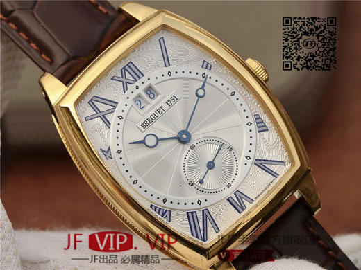 HG宝玑传承系列大日历显示腕表，别致的酒桶形表壳融合复杂功能于一身的5410，表壳外缘饰有钱币纹。 商品图3