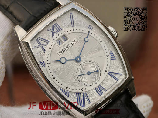 HG宝玑传承系列大日历显示腕表，别致的酒桶形表壳融合复杂功能于一身的5410，表壳外缘饰有钱币纹。 商品图3